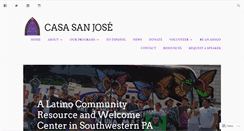 Desktop Screenshot of casasanjose.org